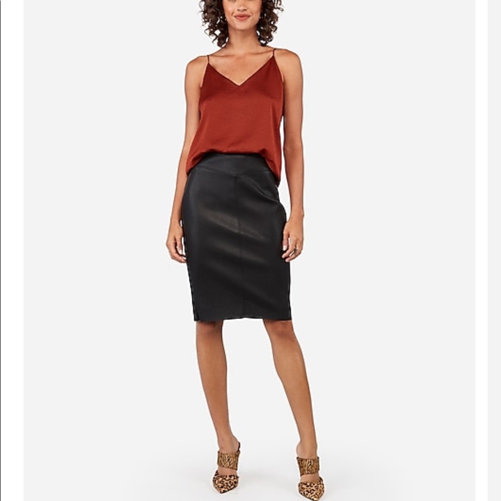 Express Leather skirt